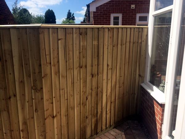 Close board fencing in Didcot